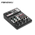 Mini Portable Professional Mixing Broadcast Console DJ-Mixer